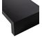 Marte - Table Basse En Bois 120x50cm - Couleur - Noir