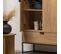 Buffet Haut 2 Portes 1 Tiroir En Bois H149cm