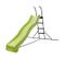 Toboggan Autoportant Axi 220 Cm Vert Citron Et Anthracite