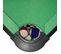 Table De Billard Hustle L   Table De Billard Pliable 5ft Noir / Vert Pour L'intérieur