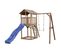 Beach Tower Aire De Jeux Avec Toboggan En Bleu, Balançoire et Bac à Sable   Grande Maison Enfant