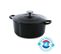 Bk Cookware H6071.528 Bk Bourgogne Cocotte En Fonte Ronde - 28 Cm - 6.7l - Revetement Émaillé