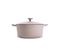 Cocotte En Fonte Ronde 28 Cm 6.7l Revêtement Émaillé Couvercle Avec Anneaux - H6078.528