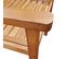 Chaises de jardin 2 pcs Bois d'acacia massif Marron