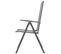 Chaises Empilables De Jardin 2 PCs Acier Gris