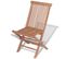 Chaises Pliables De Jardin 4 PCs Bois De Teck Solide