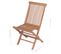 Chaises Pliables De Jardin 4 PCs Bois De Teck Solide