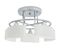 Plafonnier Avec 5 Globes Ellipsoïdes Pour Ampoules E14 200 W