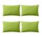 Oreiller D'extérieur 4 PCs 60 X 40 Cm Vert Pomme