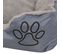 Lit Pour Chiens Avec Coussin Rembourré Taille S Gris