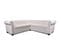 Canapé D'angle Chesterfield 5 Plc Cuir Artificiel Blanc