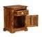 Table De Chevet 2 PCs Bois 40 X 30 X 50 Cm