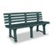 Banc De Jardin 145,5 Cm Plastique Vert