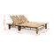 Chaise Longue Bi Places - 200x130 Cm - Vert Tilleul