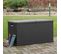 Boîte De Stockage De Jardin Anthracite 120x56x63 Cm Pp Rotin