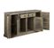 Buffet Bois De Melia Azedarach Massif 145 X 32,5 X 77 Cm