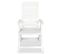 2 PCs Chaises Inclinables De Jardin Plastique Blanc