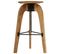 Chaises De Bar Lot De 2 Bois D'acacia Solide