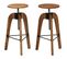 Chaises De Bar Lot De 2 Bois D'acacia Solide