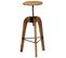 Chaises De Bar Lot De 2 Bois D'acacia Solide