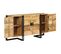 Buffet Bois De Manguier Massif 150 X 40 X 80 Cm