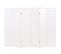 Paravent 6 Panneaux Style Japonais 240x170 cm Blanc