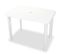 Mobilier De Bistro 3 Pièces Plastique Blanc