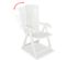 Mobilier De Bistro 3 Pièces Plastique Blanc