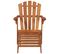 Chaise De Jardin Adirondack Et Repose-pied Bois D'acacia Massif