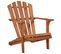 Chaise De Jardin Adirondack Et Repose-pied Bois D'acacia Massif