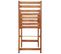 Mobilier De Bistro Pliable 3 PCs Bois D'acacia Solide