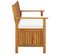 Banc De Rangement De Jardin Bois D'acacia Solide 120x63x84 Cm