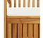 Banc De Rangement De Jardin Bois D'acacia Solide 120x63x84 Cm