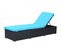 Chaise Longue Amovible Avec Coussin - 195x60x31 Cm