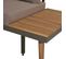 Salon De Jardin 4pcs Et Coussins Bois D'acacia Solide Marron