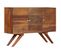 Buffet Bois Recyclé Massif 110 X 30 X 75 Cm Marron