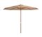 Parasol Avec Mât En Bois 350 Cm Taupe