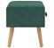 Table De Chevet Vert 40x35x40 Cm Velours