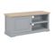 Meuble TV Gris 90 X 30 X 40 Cm Bois