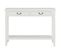 Table Console Blanc 110x35x80 Cm Bois