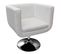 Chaises De Bar 2 PCs Blanc Similicuir