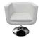 Chaises De Bar 2 PCs Blanc Similicuir