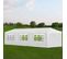 Vidaxl Tente De Réception Avec Panneaux Latéraux 3 X 9 M Blanc Tonnelle Belvédère Chapiteau Jardin