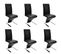 Chaises De Salle À Manger 6 PCs Noir Similicuir