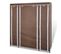 Armoire Avec Compartiments Et Tiges 45 X 150 X 176 Cm Marron