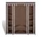 Armoire Avec Compartiments Et Tiges 45 X 150 X 176 Cm Marron