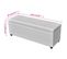 Banc Long De Rangement Bois Blanc