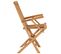 Chaises Pliables De Jardin 2 PCs Bois De Teck Solide