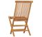 Chaises Pliables De Jardin 2 PCs Bois De Teck Solide