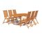 Mobilier À Dîner D'extérieur 7 PCs En Bois D'acacia Solide